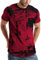 comefohome Mens T-Shirts Graphic Fashion Tshirt UK Casual Short Sleeve Tee Tops Hipster Hip Hop T Shirts Cool Shirt Red S