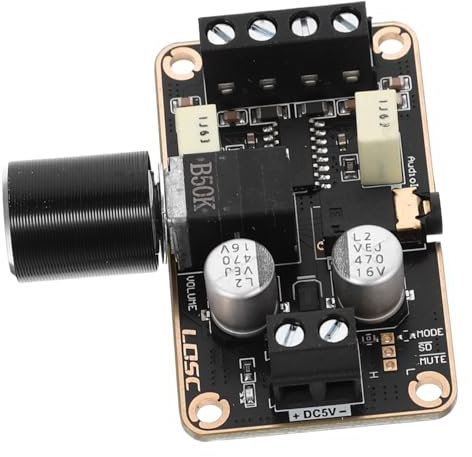 HAWILLOSCH Verstärkerplatine Stereo Verstärker Mini Megaphon Verstärkermodul Leistungsverstärker Mini Audio Verstärker Mini Verstärker Audio Komponentenverstärker Tonverstärker Ton