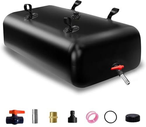 240 L/63.4 gal Water Bladder Storage Containers, Foldable Portable Water Tank Large Capacity Soft Water Bag, Drought Resistance, Fire Prevention, Emergency Water