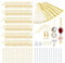 Cobee 800 Pcs Earring Hooks for Jewelry Making, Earring Making Kit Stainless Steel Bargain Finds, Wires Jump Rings for DIY Jewelry Supplies(Gold)