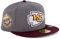 New Era Cap 59FIFTY Herren Basecap NFL Limited Edition (Kansas City Chiefs, grau/Maroon, 7 5/8)