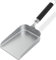 Weber Pala per Piastre – Planchas, in Acciaio Inox con Bordo Alto e Manico ergonomico, Lavabile in lavastoviglie – Argento & Nero (3400423)