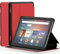 All-New 8 & 8 Plus Tablet Case (12th/10th Generation, 2024/2022/2020), SHREBORN Multi-Gear Adjustable Stand Cover with Soft TPU Back and Auto Wake/Sleep Also for 8in Sony Nokia-Red