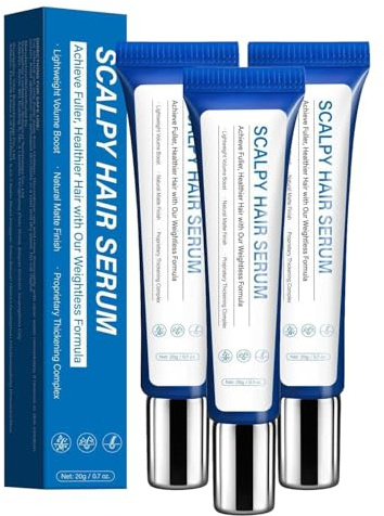 Haarwuchsserum für die Kopfhaut, Sanftes Peeling, Nicht fettend, Bei Haarausfall und dünner werdendem Haar, Leicht, Für alle Haartypen geeignet
