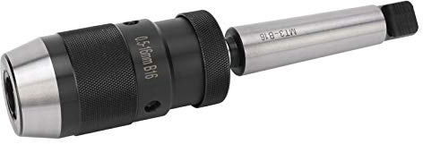 Akozon Schnellspannbohrfutter mit Schnellspanner, Spannbereich 0,5–16 Mm für Säulenbohrmaschinen, Fräsmaschinen und Drehmaschinen