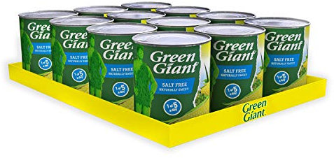 Green Giant Salt Free Sweetcorn 198g (Pack of 12)