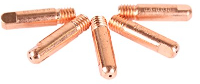 WELDINGER MIG/MAG Stromdüsen M6 0,8 mm 5er-Set (Kontaktröhrchen Schweißzubehör MB 150)