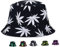 Marihuana-Hut mit Cannabisblatt-Motiv, Unisex, Sonnenschutz, UV-Schutz, faltbar - - Einheitsgröße