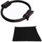 ANLIN 35,6 cm Pilates Ring Magic Circle Dual Grip Eva Fitness Yoga Widerstand Gym Aerobic, Schwarz