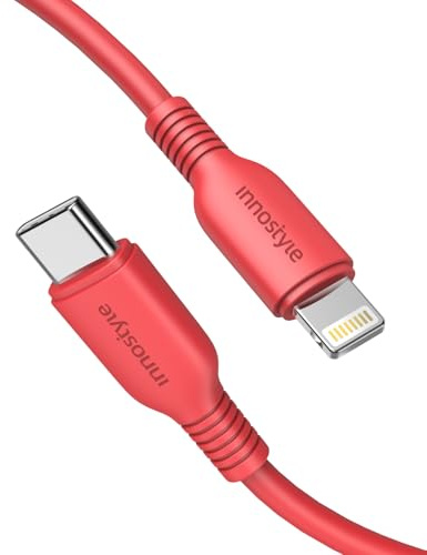 Innostyle iPhone Ladekabel USB C Lightning Kabel Schnellladekabel 1M MFi Zertifiziert für iPhone 11 12 13 14 Pro Max XS Max XR X 8 7 6 6s Plus SE 2020