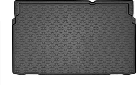Rigum Passgenaue Kofferraumwanne für Citroen C3 Aircross ab 2017 + P.A.S, Schwarz, Gummi, Fahrzeugmatte, Trunk Mat