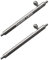 masar 22mm Ø 1,8mm Premium libération Rapide Barrettes Barres à Ressort à Levier pour Bracelet de Montre Quick Release Watches Spring Bar 2 Pcs 22 LR 1.8 mm