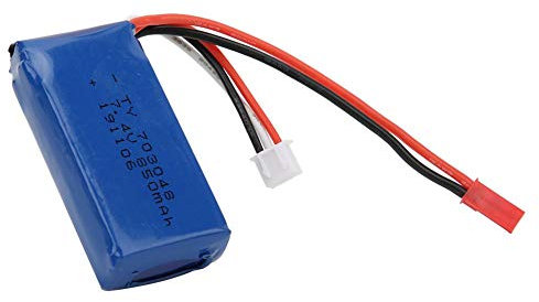 T best RC Battery, High Capacity Li thium Battery 7.4V 850MAH RC Helicopter Battery Fit for V912 V262 V333 4CH Single Blade RC Helicopter Model Toy