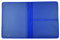 orgaexpert KFZ Schein Schutzhülle 4 Fächer Made in Germany Etui Mappe viele Farben Kartenhülle Fahrzeugschein Hülle (Blau)
