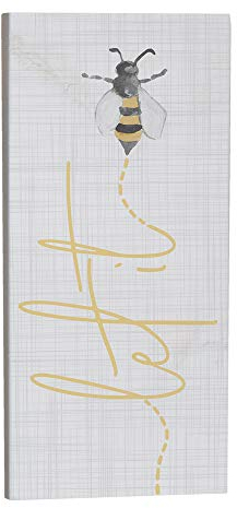 Simply Said, INC Inspire Boards - Let it Bee, 30,5 x 14 cm, rustikales Schild, Used-Look - 1339