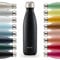 Blumtal Thermosflasche 750 ml Edelstahl - auslaufsichere Isolierflasche - BPA-freie Trinkflasche kalt & warm - doppelwandige Thermoflasche - rostbeständige Isolierflasche Schwarz