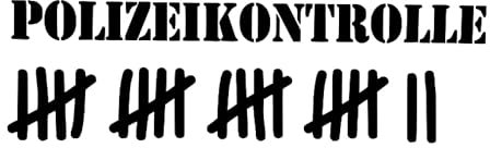 Polizei Kontrolle Sticker -6 Größen 21 Farben- Aufkleber Auto JDM Freund Helfer