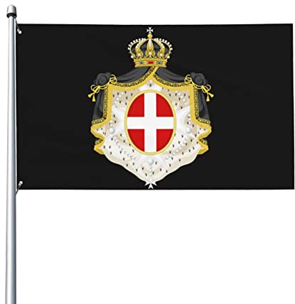 Stemma dell'Ordine Militare di Malta 3x5ft Patio Garden Flag Decorazione per interni Bandiera stampata su un lato