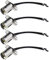 OTOTEC 4 Stück BAY15D 1157 Lampenfassung Adapter LED Glühbirne Fassung Halter Kabelbaum Fassungen Zubehör für Blinker Bremslicht Rücklicht 12–24 V 10 Cm