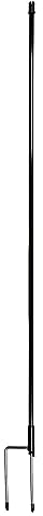 horizont strongLine Zusatzpfahl für Netze 110 cm über dem Boden, 125 cm Gesamtlänge, 5 Stück, Fiberglaspfähle mit Doppelspitze, schwarz – Zusatzpfähle für Weidenetze, Weidezaunpfähle, Zaunstangen