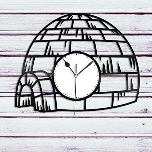 AGlitw Vinyl-, Iglu-Freunde, Wohnzimmer, Heimdekoration, Retro-Design, Büro, Bar, Schlafzimmer, Heimdekoration