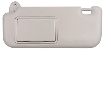 EVURU Innenaufnahme Links/rechts Sun Visor Panel Sunvisor mit Make-up Spiegel for Toyota Corolla E160 E170 2014 2015 2016 2017 (Size : Gray Left)