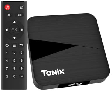Android TV Box, Android 11.0 Box, 4 GB RAM 32 GB ROM S905W2 Quad-Core GPU Mali-G31 Support 2.4G/5G Dual Band WiFi BT 5.0 USB 2.0 HD 4K Smart TV Box