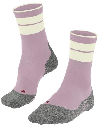 FALKE Women's TK Stabilizing W So Wool Thick Anti-Blister Hiking Socks 1 Pair, Pink Thulit 8663, 7-8