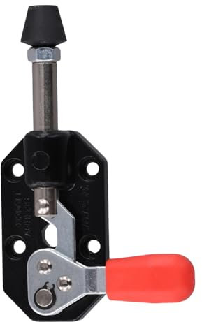 Uxsjakjsd Morsetto A Ghigliottina A Sgancio Rapido 302CR per Lavori di Falegnameria - Morsetto Fisso da Tavolo Fai-Da-Te con da 20mm