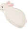 FUNNETOYU Assiette Céramique Forme De Lapin Mignon Assiette Porcelaine Pour Desserts Et Collations Pour Pâques Usage