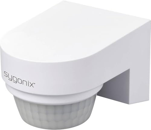 Sygonix SY-6733030 Wand, Oberflächenmontage PIR-Bewegungsmelder 240 ° Relais Weiß IP65