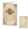 Logbuch-Verlag 20 Menükarten im Vintage-Stil Kraftpapier Optik auf alt gemacht DIN A5 Speisekarten braun beige cremefarben zum Hinstellen bedruckbar beschreibbar