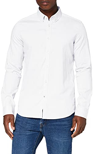 TOM TAILOR Herren Slim Fit Hemd aus Baumwolle