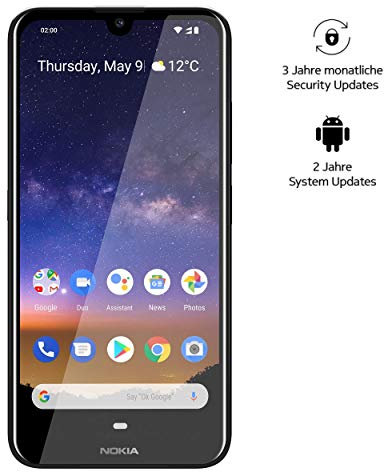 Nokia 2.2 14,5 cm (5.71) Android 9.0 4G Micro-USB 2 Go 16 Go 3000 mAh Noir