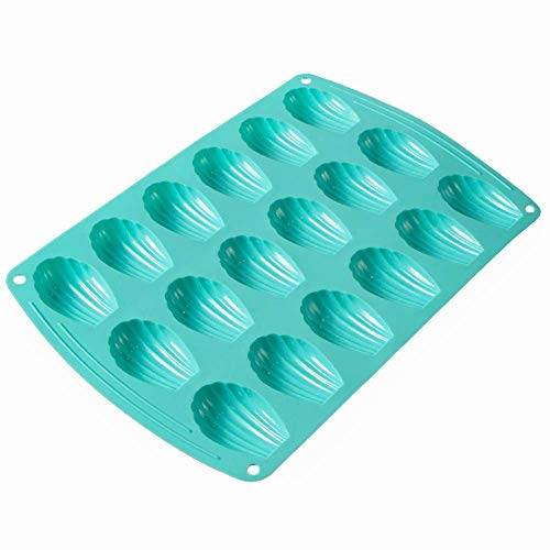 webake Madeleines Backform Silikon Bärentatzen Backform Madeleines Förmchen mit Antihaftbeschichtung und 18 Mulden Form