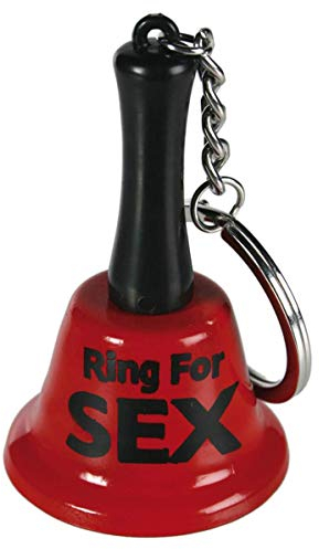 Familienkalender Ring for Sex Schlüsselanhänger | Geschenk für Männer | Jungen | Spielzeug | Scherzartikel | Glocke | Klingel |
