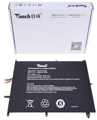 Batteria per laptop Jumper EZbook 3L Pro EZBOOK X4 Kiano Elegance 14.2 pro 330 TrekStor PrimeBook C11B 7,6V 5000mAh 38Wh