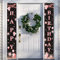 GRESATEK Rose Gold Birthday Banner Decorations - Happy Birthday Door Banner Pull Flag Porch Backdrop Fabric Sign - Indoor and Outdoor Black Background Decor for Kids Girls Women