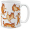 MUGBREW Orange Tabby Cat Funny Playful Postures Ceramic Coffee Mug Tea Cup, 11 OZ