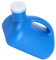 3000 ml große männliche Urinal tragbare Schraubverschluss Topf Mund kein Geruch Herren Töpfchen Urinflasche Sammler Reise WC (blau)