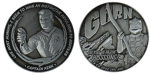 FaNaTtik Star Trek Collectable Coin Captain Kirk And Gorn Limited Edition