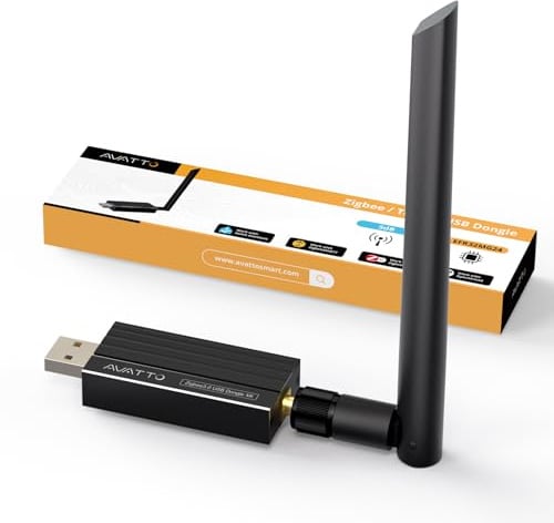 𝗔𝗩𝗔𝗧𝗧𝗢 Zigbee 3.0 Dongle MG24, Thread & Zigbee USB-Stick mit EFR32MG24, Zigbee Gateway für Home Assistant, Zigbee2MQTT, ZHA