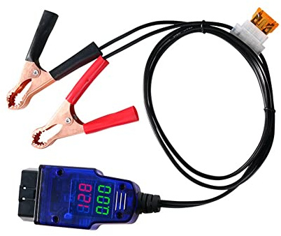 Dedjgoo Emergency Power Supply Battery Clip ECU Memory Saver for OBD2 12V Power-Off Memory Saver ABS Replacement Helper