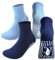 TENQUAN Yoga Socken 2 Paar Anti-Rutsch Socken Rutschfeste Griffsocken für Yoga, Pilates, Barre, Sport und Bewegung, Heim, Krankenhaus für Damen Herren (2 Paar Blau, Unisex 39-42)