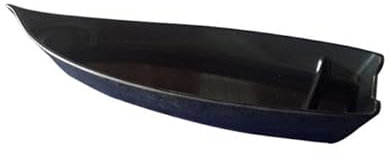 EFAY Barco Sushi negro Kamome de melamina 30,2 x 14,1 cm
