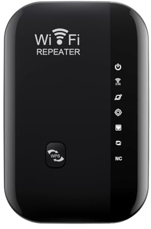 Faeymth Repetidor WiFi InaláMbrico Antena Incorporada Enrutador InaláMbrico en Red Amplificador de SeñAl Potenciador de ExtensióN 300 M, Enchufe Europeo B