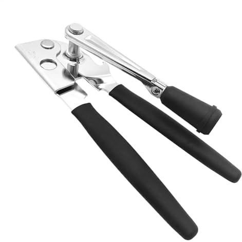 Industrial Can Opener, Hand Crank Opener, Easy Crank Swing Away Can Lid Opener, Hand Tool, Portable Wine Bottle Open, Ergonomic Kitchen Appliances for Kitchen & Restaurant