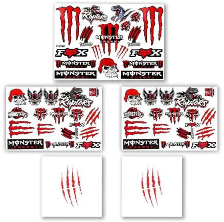 5-Teilig Monster Energy Sticker,monster energy aufkleber