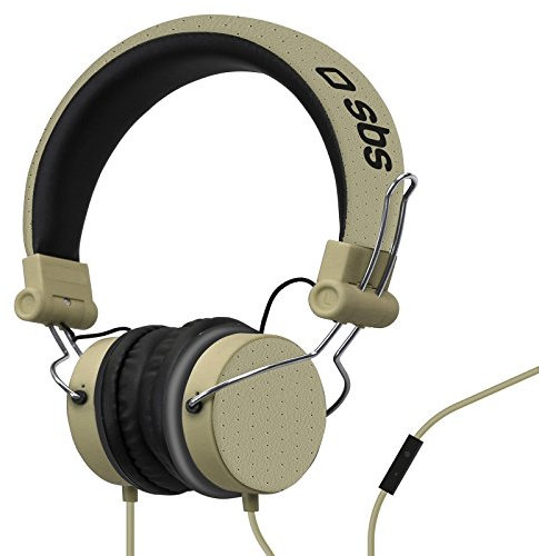 SBS S.p.a. TTHEADPHONEDJONEG Stereo Wired Kopfhörer Jack 3,5 mm mit Integrated Answer Key und Microphone, Frequency 20.000hz grau
