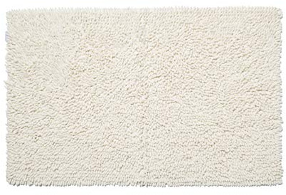 Croydex Cream Cotton Bathroom Mat with Slip-Resistant Backing